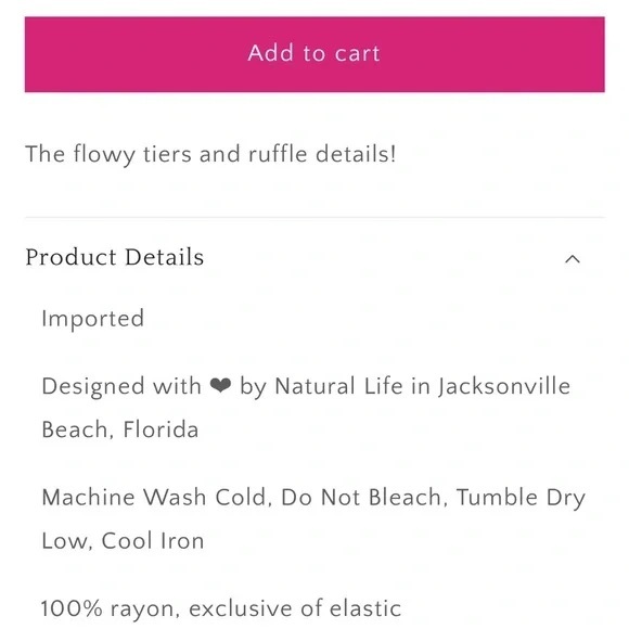 NATURAL LIFE Colorful Floral Maxi Skirt - Picture 7 of 8